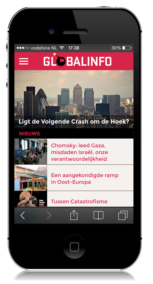 Globalinfo website mobile