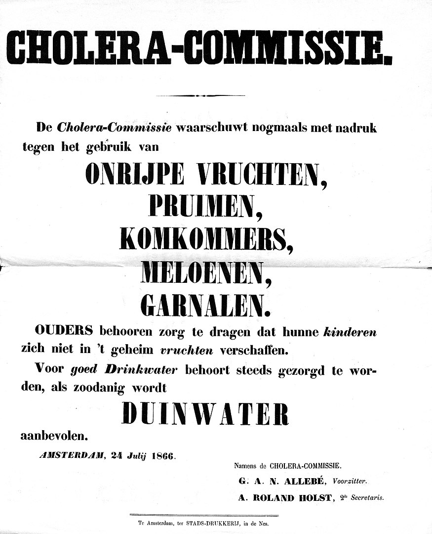 Cholera epidemie 1866