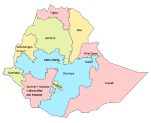 kaart ethiopie 300x243
